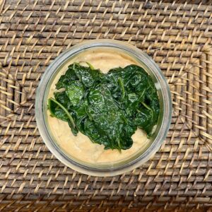 Filet de morue sauce Jean-Vignard, duo de riz et épinards
